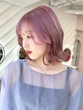 ロンドリメゾン 原宿(Lond re Maison.) ミニウルフレイヤーカット顔周り前髪韓国ショートボブ/原宿