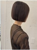 ぱつっと感が可愛いミニボブ