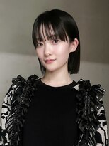 アイティーバイアルバム 北千住店(IT by ALBUM)&nbsp;ショート前髪カット韓国ヘア暗めカラーボブ_F20505