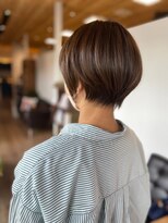 アパートメントヘアー&nbsp;髪質改善ヘアカラー/佐賀/ショート/レイヤー/オリーブグレー