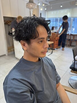 キャンバス バイ ネオリーブ 横浜西口(Canvas by neo.) 横浜★ツイストスパイラルパーマメンズパーマ