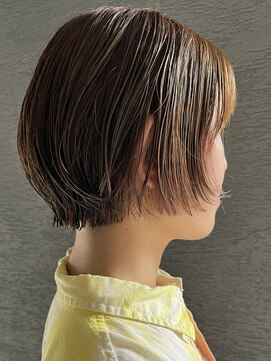 アルカナ 明治神宮前原宿(ARCANA) ショートボブ　ブリーチ無し　ブラウンカラー