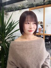 アムヘアー(A.M. hair)&nbsp;ぱつっとボブとレイヤー