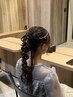 結婚式ヘアセット　2500円