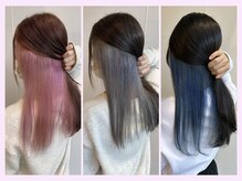 ネオンズ 札幌駅JR55ビル店(NEON´S)の雰囲気（今大人気の《インナーカラー》もお任せください！色で個性を♪）