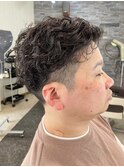 宇都宮メンズカットメンズパーマ波巻きスパイラルパーマツイスパ