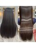 カット+縮毛矯正+内部補修トリートメント ￥11500