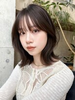 サイン 渋谷(SIGN) 韓国ヘアハッシュカットレイヤーカットブリーチ無し韓国ボブ渋谷