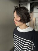 アンニュイなメンズボブパーマ