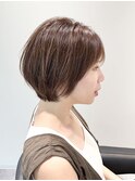 ボブ/ショートボブ/大人ショートボブ/丸みショート/ハイライト