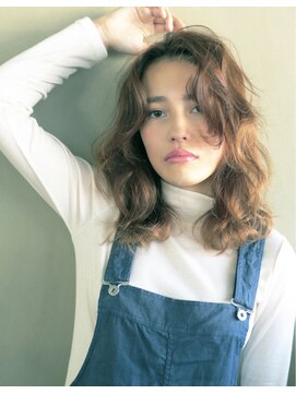 ナヌーク シブヤ(nanuk shibuya) 【nanuk】キメ過ぎないのがいい◇ラフでほつれた質感セミディ◇