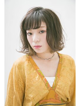 クロエ 天王寺(Cloe) 切りっぱなしボブ×インナーカラー