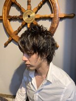 バーバー スタジオ ラフテル(Barber Studio RAFTEL)&nbsp;大人の色気パーマ  フェザーマッシュ  ソフトツーブロック