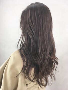 アルバム 銀座(ALBUM GINZA) ダークベージュ_フレンチボブネイビーカラー_ba253421