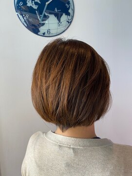 スタジオ アルファプラス 日暮里店(studio α+) チョコレートブラウン×レイヤーボブ♪