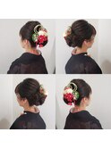 ヘアセット×着付け