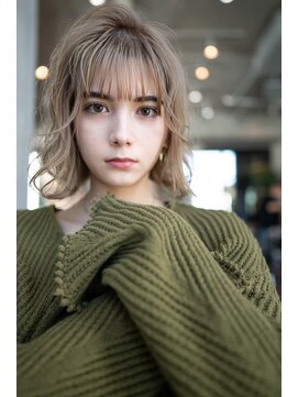 オースティン 門前仲町(AUSTIN) AUSTIN☆外ハネボブココアブラウンフリンジウエーブ