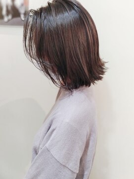 オーストヘアー リュウール(Aust hair Lueur) ぱつっとボブ☆ラベンダーアッシュ