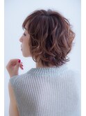 20代30代40代50代×華やかウェーブ×くびれボブ