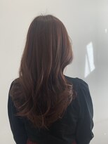 シェノン 西梅田(CHAINON)&nbsp;ピンクベージュ韓国ヘア／レイヤーカット