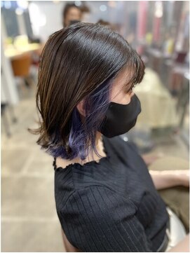 カラーリゾートAi 葛西店 ブルーインナー