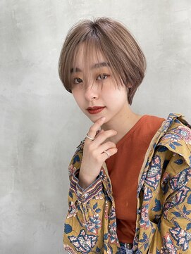 テイラー(Taylor) 【taylor 大宮】シースルーバング×サンドベージュ