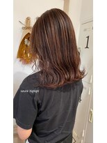 メルク(merc.)&nbsp;ピンクベージュ ナチュラルハイライト