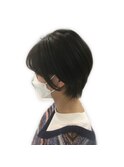 カラー無しでもいい感じのショートスタイル【津田沼　屋代】
