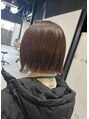 アグ ヘアー ロッソ 福島矢野目店(Agu hair rosso) ぱつっとボブ。。ほんのり外ハネでもう可愛い☆