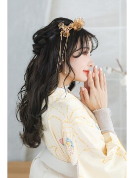 ヘアメイクサロンシャルメ(Hair Make Salon CHARMER) ゆるふわ♪中華風ハーフアップ♪