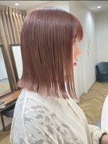 ロンドルーチェ 心斎橋(Lond luce)&nbsp;ダークアッシュ/ミディアムレイヤーカット［髪質改善/縮毛矯正］