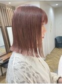 ケアブリーチダブルカラー×レッドブラウン【心斎橋】