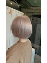 ラフ 難波店(LAFF) #黒髪#ボブルフ#ネビージュ#小顔#ワンレン