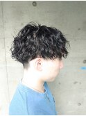 ツーブロ/メンズカット/メンズパーマ/ツイストスパイラル/目黒