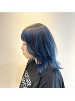 イーチ ディー ヘアーアンドトータルビューティー(each dee hair&total beauty) アンブレラカラー×ウルフ