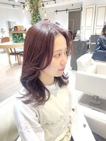 アルクバイネオリーブ 荻窪店(arc by neolive) 顔周りレイヤー×ローズピンク