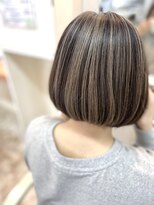 ウィズ ANNEX店(With)&nbsp;【with annex店 稲田】丸顔さんも似合うボブ×アンブレラカラー
