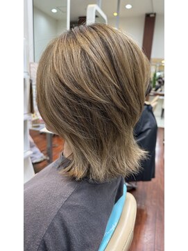 ラディシュ さがみ野(RADISH) 20代30代大人可愛い小顔ショート丸みボブウルフカット