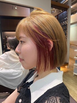 ロア 福岡天神本店(LORE) ダブルカラーベージュカラーケアブリーチカラーハイトーンカラー