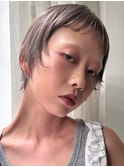 ブリーチダブルカラーレディースベリーショートハイトーンカラー