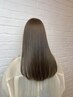 カット＋カラー＋縮毛矯正＋エラプシーク（6STEP）トリートメント　￥20500