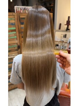 ホク 神崎川(hoku) 【ブリーチ対応美髪トリートメント】縮毛矯正/酸性ストレート