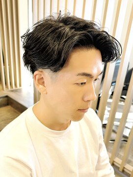 ハレ ヘアサロン(Hale hair salon) 【Hale】ダークアッシュ/ニュアンスパーマNo1600韓国マッシュ