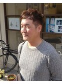 笑顔溢れるくせ毛カット/ツーブロック/カールメンズカット