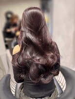 ブロウ ネックス ザ サロン 表参道(VLOW nex the salon)&nbsp;ヴァイオレットカラー　レイヤーカット　韓国ヘア　掛札