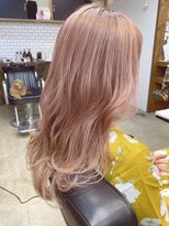 ハノン バイ リンクス 大宮(Hanon by LINKTH) レイヤーロング/ピンクベージュ/ホワイトピンク/ベビーピンク