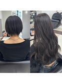 ショートヘアから
