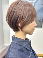 ジュベ 別府店(juve.) 別府ショートボブ顔まわりレイヤーカット髪質改善カラー30代