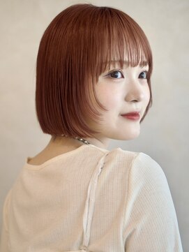 ガーデンヨコハマ(GARDEN YOKOHAMA) ボブレイヤー ハッシュカット バーガンディ ココアブラウン