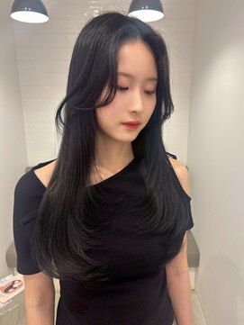 ラヴィズム 長岡店(LUVISM) 韓国/顔周りレイヤー/ダブルカラー/ベージュ/前髪新潟長岡宮関